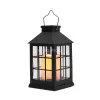 Home MXLTN1 napelemes lámpás, 1db melegfehér LED, valósághű lángeffekt, akkumulátor, 6db-os display
