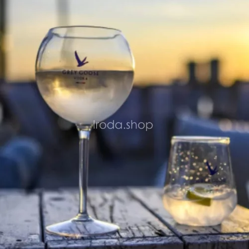 HappyGlass Miss Liza törhetetlen gin-tonic pohár, 63 cl, BPA mentes, élelmiszeripari minőség, 2 db / szett
