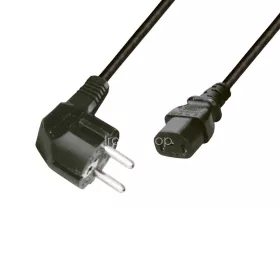  Home N 5 számítógépes hálózati csatlakozókábel, 2 m, H05VV-F 3G0,75 mm2 kábellel, védőérintkezős, max.1380W, fekete