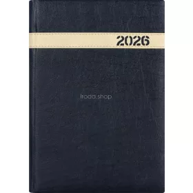   Naptár, tervező, A5, napi, DAYLINER, "The Boss", fekete