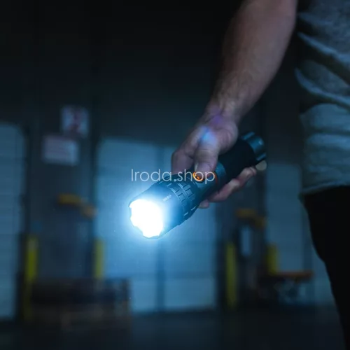 NEBO NEB-0031-G SLYDE KING 4K zseblámpa, 4000 lumen, 2600mAh, alumínium burkolat, IPX7, zoom, 2 funkciós