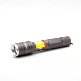   NEBO NEB-6746-G TAC SLYDE zseblámpa, 300 lumen, zoom, alumínium burkolat, IPX4, 5 féle üzemmód, elemes működés