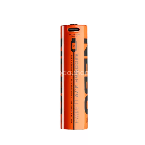 NEBO NEB-BAT-0005-G akkumulátor, Li-ion 18650, 3200 mAh kapacitás, 3,7 V