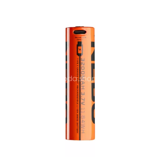 NEBO NEB-BAT-0008-G akkumulátor, 3200 mAh, 3,7 V, 18650, Li-on