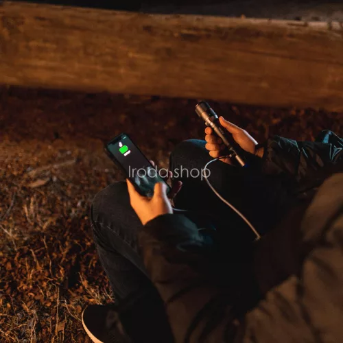 NEBO NEB-FLT-0020-G Davinci 2000 zseblámpa, 2000 lm - 200 lm, 4 funkció, IP67, 4x zoom, PowerBank funkció, 2000 mAh