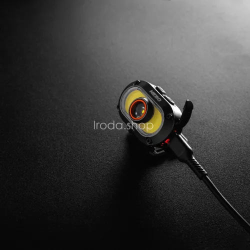 NEBO NEB-HLP-0024-H MYCRO 550 fejlámpa, 550 lumen, 7 világítási mód, víz- és ütésálló (IPX4), akkumulátoros tápellátás