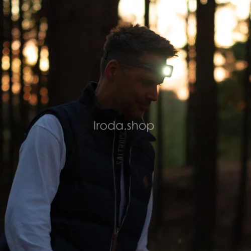 NEBO NEB-HLP-7000-G 150 fejlámpa, 150 lumen, COB LED, 3 üzemmód, elemes