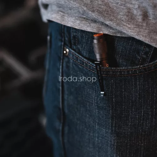 NEBO NEB-POC-0007-G Columbo 150 zseblámpa, 150 lm - 45 lm, IP67, 4x zoom, acél zsebcsipesz