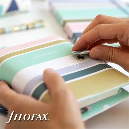 Kalendárium, gyűrűs, betétlapokkal, personal méret, FILOFAX "Good Vibes"