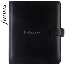   Kalendárium, gyűrűs, betétlapokkal, A5, FILOFAX "Metropol", fekete