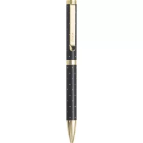   Golyóstoll, 1,0 mm, arany színű klip, fekete tolltest, FILOFAX "Moonlight", fekete