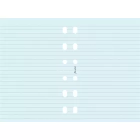   Kalendárium betét, jegyzetlap, personal méret, vonalas, FILOFAX, kék