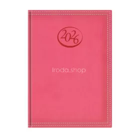   Naptár, tervező, A5, napi, TOPTIMER, "Ace", korallpiros