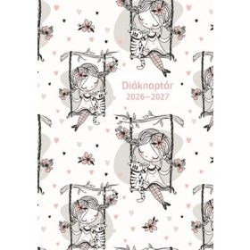   Diáknaptár, 2026/2027 tanév, B6, heti, TOPTIMER "Hintázó kislány"