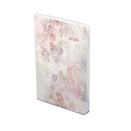 Naptár, tervező, B6, heti, TOPTIMER, "Joy flexi", pasztel