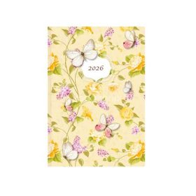   Naptár, tervező, A5, heti, TOPTIMER "Joy", pillangó