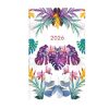 Naptár, tervező, A5, heti, keskeny, TOPTIMER, "Joy", pálma