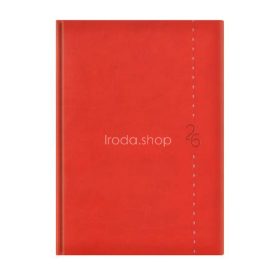   Naptár, tervező, B5, heti, TOPTIMER "Linea", piros