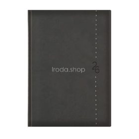   Naptár, tervező, B5, heti, TOPTIMER "Linea", sötétszürke