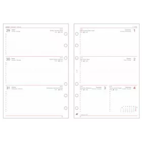   Kalendárium betét, tervező, heti, "L", SATURNUS, fehér 2026