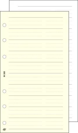 Kalendárium betét, telefon bianco, "L", SATURNUS, chamois