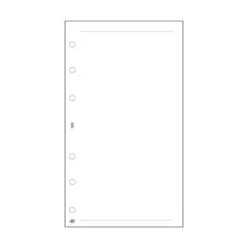   Kalendárium betét, jegyzetlap, "L", sima, SATURNUS, fehér