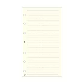   Kalendárium betét, jegyzetlap, "L", vonalas, SATURNUS, chamois