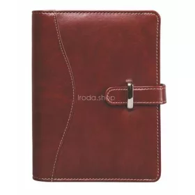   Kalendárium, gyűrűs, betétlapokkal, "L", műbőr, SATURNUS, "437", bordó