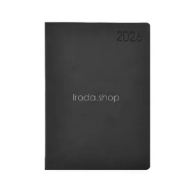   Naptár, tervező, A5, napi, TOPTIMER "Madeira", fekete-bordó