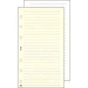   Kalendárium betét, jegyzetlap, "M", vonalas, SATURNUS, chamois