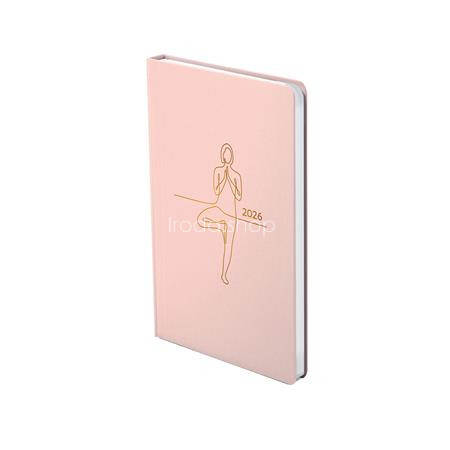 Naptár, tervező, B6, heti, TOPTIMER "Pastel", rózsaszín