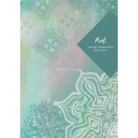   Tanári zsebkönyv, 2026/2027 tanév, A5, heti, TOPTIMER, "Mandala"