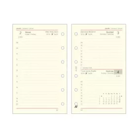   Kalendárium betét, tervező, napi, "S", SATURNUS, chamois 2026