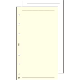   Kalendárium betét, jegyzetlap, "S", sima, SATURNUS, chamois