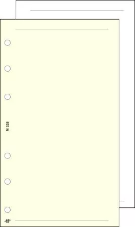 Kalendárium betét, jegyzetlap, "S", sima, SATURNUS, chamois