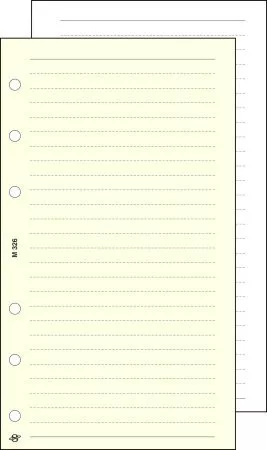 Kalendárium betét, jegyzetlap, "S", vonalas, SATURNUS, chamois