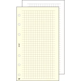   Kalendárium betét, jegyzetlap, "S", kockás, SATURNUS, chamois