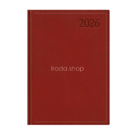   Naptár, tervező, A4, heti, TOPTIMER "Traditional", bordó