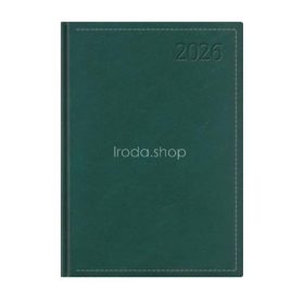   Naptár, tervező, A4, heti, TOPTIMER "Traditional", zöld