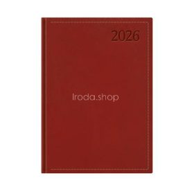   Naptár, tervező, B5, heti, TOPTIMER "Traditional", bordó