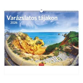 Naptár, fali, TOPTIMER, "Varázslatos tájakon"