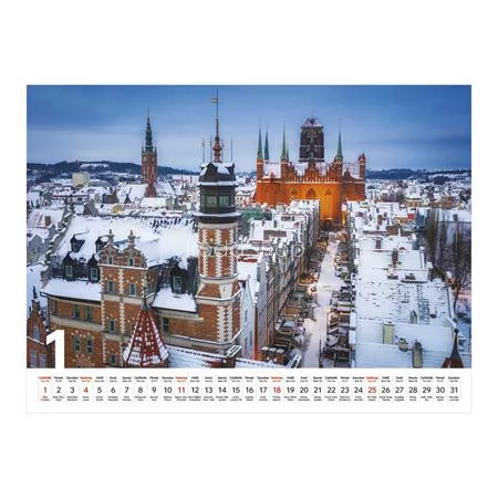 Naptár, fali, TOPTIMER, "Európa"