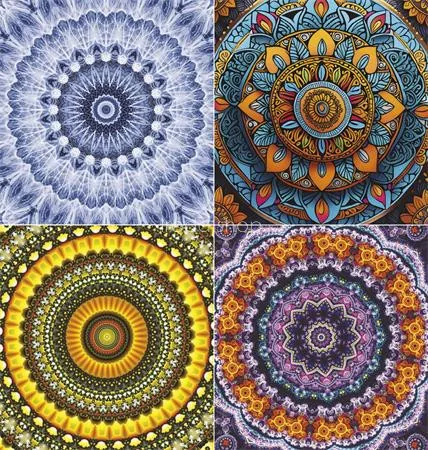 Naptár, fali, TOPTIMER "Mandala"
