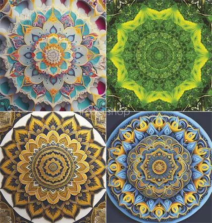 Naptár, fali, TOPTIMER "Mandala"