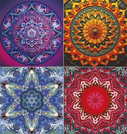 Naptár, fali, TOPTIMER "Mandala"