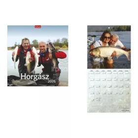 Naptár, fali, TOPTIMER "Horgász naptár"
