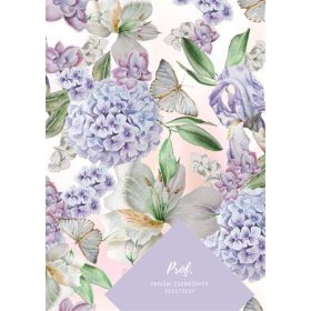   Tanári zsebkönyv, 2026/2027 tanév, A5, heti, TOPTIMER, "Hortenzia"