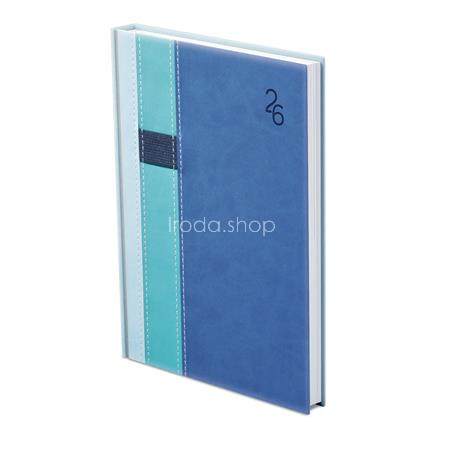 Naptár, tervező, B5, heti, TOPTIMER "Vario", kék-türkiz