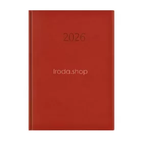   Naptár, tervező, A4, napi, TOPTIMER "Wide", bordó