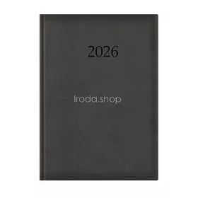   Naptár, tervező, A4, napi, TOPTIMER "Wide", fekete